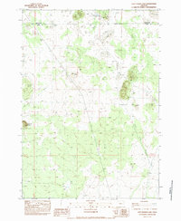 Download a high-resolution, GPS-compatible USGS topo map for Last Chance Lake, OR (1983 edition)