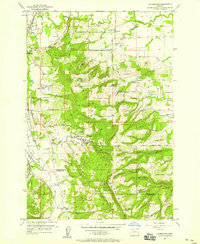 preview thumbnail of historical topo map of Washington County, OR in 1956