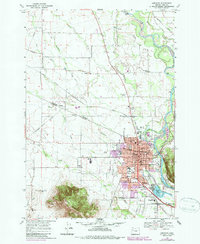 Download a high-resolution, GPS-compatible USGS topo map for Lebanon, OR (1987 edition)