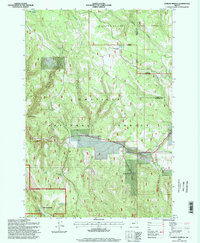 Download a high-resolution, GPS-compatible USGS topo map for Lehman Springs, OR (1998 edition)