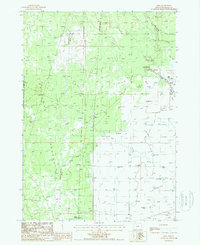 Download a high-resolution, GPS-compatible USGS topo map for Lenz, OR (1988 edition)