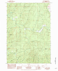 Download a high-resolution, GPS-compatible USGS topo map for Letz Creek, OR (1984 edition)