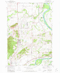 Download a high-resolution, GPS-compatible USGS topo map for Lewisburg, OR (1980 edition)