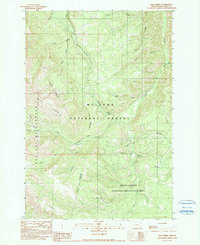 Download a high-resolution, GPS-compatible USGS topo map for Lick Creek, OR (1990 edition)