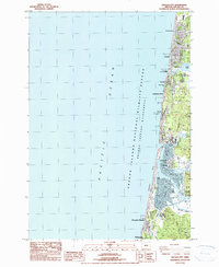 Download a high-resolution, GPS-compatible USGS topo map for Lincoln City, OR (1984 edition)