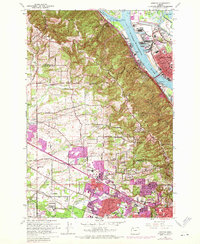 Download a high-resolution, GPS-compatible USGS topo map for Linnton, OR (1971 edition)