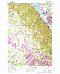 Download a high-resolution, GPS-compatible USGS topo map for Linnton, OR (1978 edition)