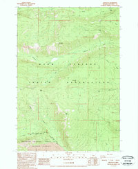 Download a high-resolution, GPS-compatible USGS topo map for Lionshead, OR (1988 edition)