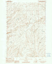 preview thumbnail of historical topo map of Malheur County, OR in 1990