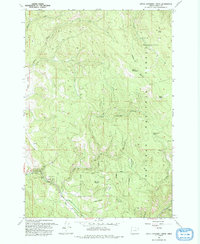 Download a high-resolution, GPS-compatible USGS topo map for Little Catherine Creek, OR (1993 edition)