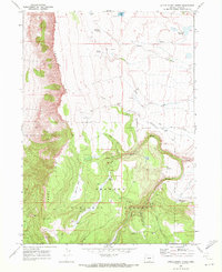 Download a high-resolution, GPS-compatible USGS topo map for Little Honey Creek, OR (1972 edition)