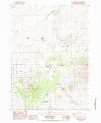 Download a high-resolution, GPS-compatible USGS topo map for Little Juniper Mountain, OR (1984 edition)