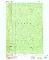 Download a high-resolution, GPS-compatible USGS topo map for Little Squaw Back, OR (1988 edition)