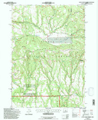Download a high-resolution, GPS-compatible USGS topo map for Little Summit Prairie, OR (1997 edition)