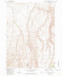 Download a high-resolution, GPS-compatible USGS topo map for Little Whitehorse Creek, OR (1981 edition)