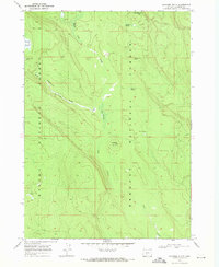 Download a high-resolution, GPS-compatible USGS topo map for Location Butte, OR (1971 edition)