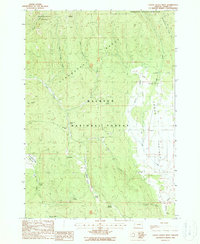 Download a high-resolution, GPS-compatible USGS topo map for Logan Valley West, OR (1988 edition)
