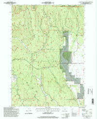 Download a high-resolution, GPS-compatible USGS topo map for Logan Valley West, OR (1998 edition)