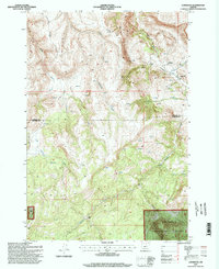 Download a high-resolution, GPS-compatible USGS topo map for Lonerock, OR (1998 edition)