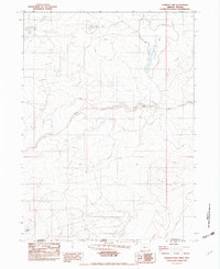Download a high-resolution, GPS-compatible USGS topo map for Lookout Lake, OR (1982 edition)