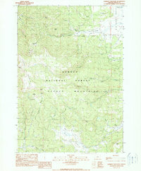 Download a high-resolution, GPS-compatible USGS topo map for Lookout Mountain, OR (1990 edition)