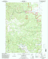 Download a high-resolution, GPS-compatible USGS topo map for Lookout Mountain, OR (1997 edition)