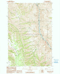 Download a high-resolution, GPS-compatible USGS topo map for Lord Flat, OR (1990 edition)