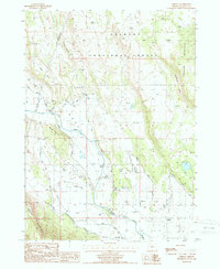 Download a high-resolution, GPS-compatible USGS topo map for Lorella, OR (1988 edition)