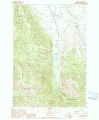 Download a high-resolution, GPS-compatible USGS topo map for Lostine, OR (1990 edition)