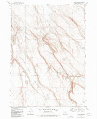 Download a high-resolution, GPS-compatible USGS topo map for Lunch Lake, OR (1980 edition)