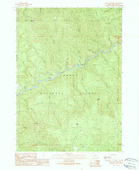 Download a high-resolution, GPS-compatible USGS topo map for Mace Mountain, OR (1990 edition)