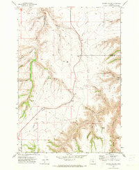 Download a high-resolution, GPS-compatible USGS topo map for Macken Canyon, OR (1973 edition)