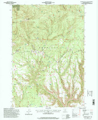Download a high-resolution, GPS-compatible USGS topo map for Madison Butte, OR (1998 edition)