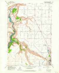 1963 Map of Madras, OR, 1964 Print