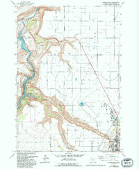 Download a high-resolution, GPS-compatible USGS topo map for Madras West, OR (1994 edition)