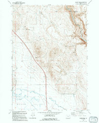 preview thumbnail of historical topo map of Baker County, OR in 1994