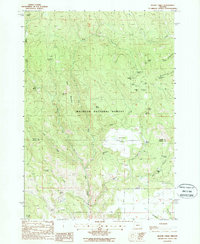 Download a high-resolution, GPS-compatible USGS topo map for Magpie Table, OR (1988 edition)