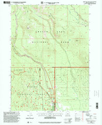 Download a high-resolution, GPS-compatible USGS topo map for Maklaks Crater, OR (2000 edition)