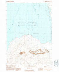 Download a high-resolution, GPS-compatible USGS topo map for Malheur Lake East, OR (1990 edition)