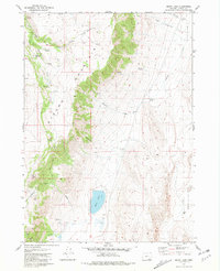 Download a high-resolution, GPS-compatible USGS topo map for Mann Lake, OR (1981 edition)