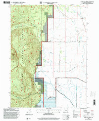 Download a high-resolution, GPS-compatible USGS topo map for Mares Egg Spring, OR (2000 edition)