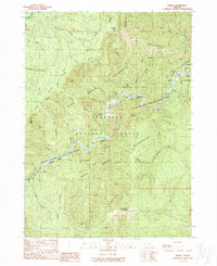 Download a high-resolution, GPS-compatible USGS topo map for Marial, OR (1989 edition)