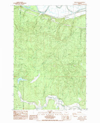 preview thumbnail of historical topo map of Columbia County, OR in 1985