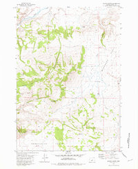 Download a high-resolution, GPS-compatible USGS topo map for Maupin Butte, OR (1981 edition)