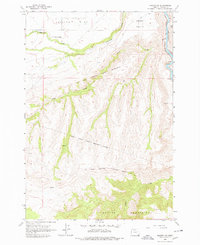 Download a high-resolution, GPS-compatible USGS topo map for Maupin SW, OR (1978 edition)