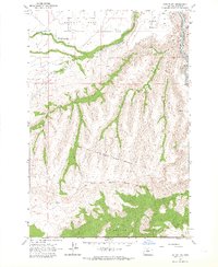 Download a high-resolution, GPS-compatible USGS topo map for Maupin SW, OR (1964 edition)