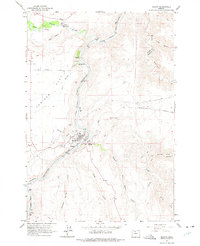 Download a high-resolution, GPS-compatible USGS topo map for Maupin, OR (1975 edition)