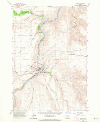 Download a high-resolution, GPS-compatible USGS topo map for Maupin, OR (1964 edition)