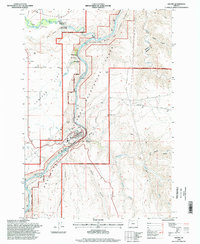 Download a high-resolution, GPS-compatible USGS topo map for Maupin, OR (1998 edition)