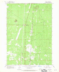 Download a high-resolution, GPS-compatible USGS topo map for Mazama, OR (1970 edition)